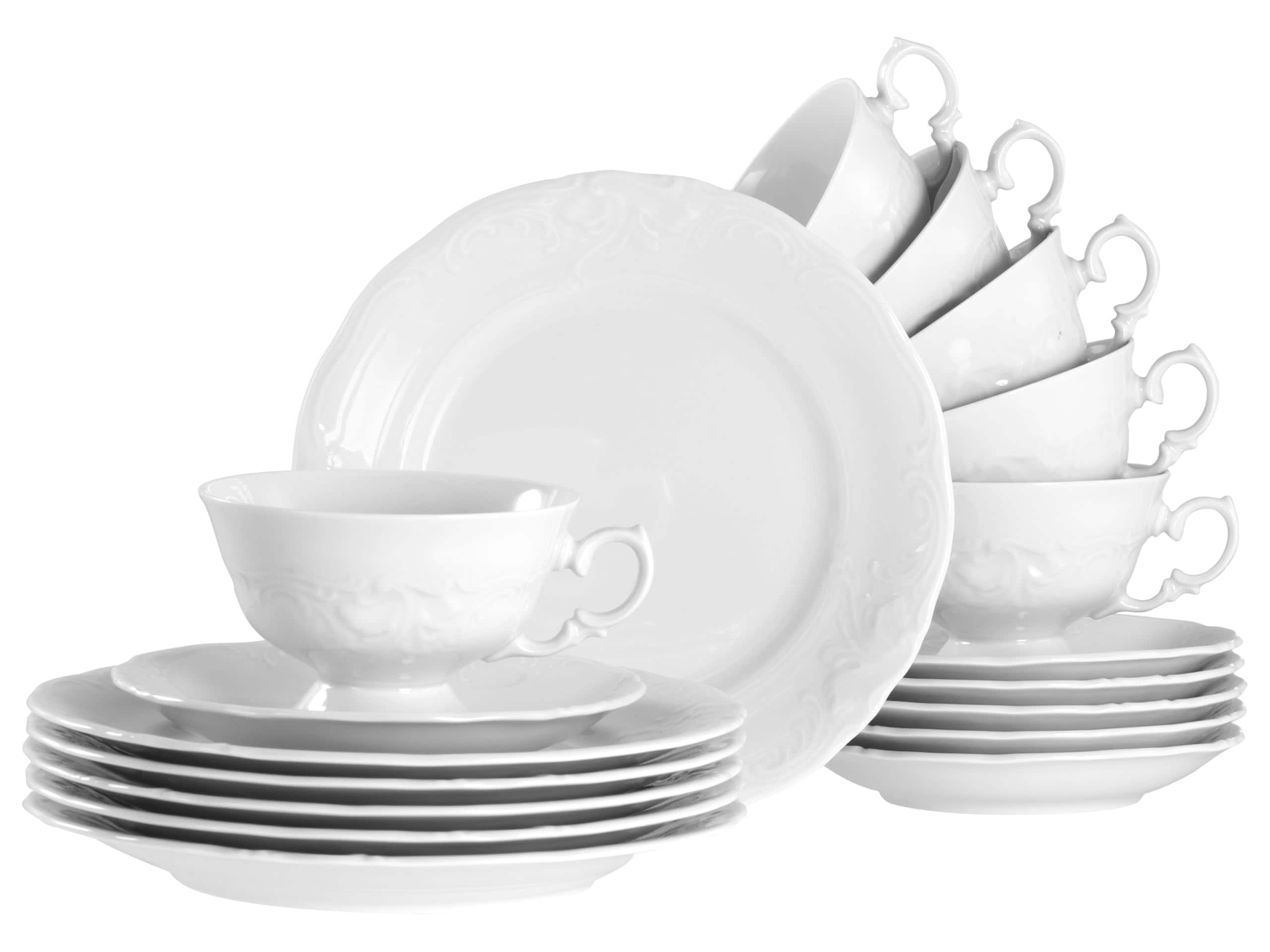 CreaTable - 24622 Frederike Weiss, Kaffeeservice 18-tlg - Bild 1
