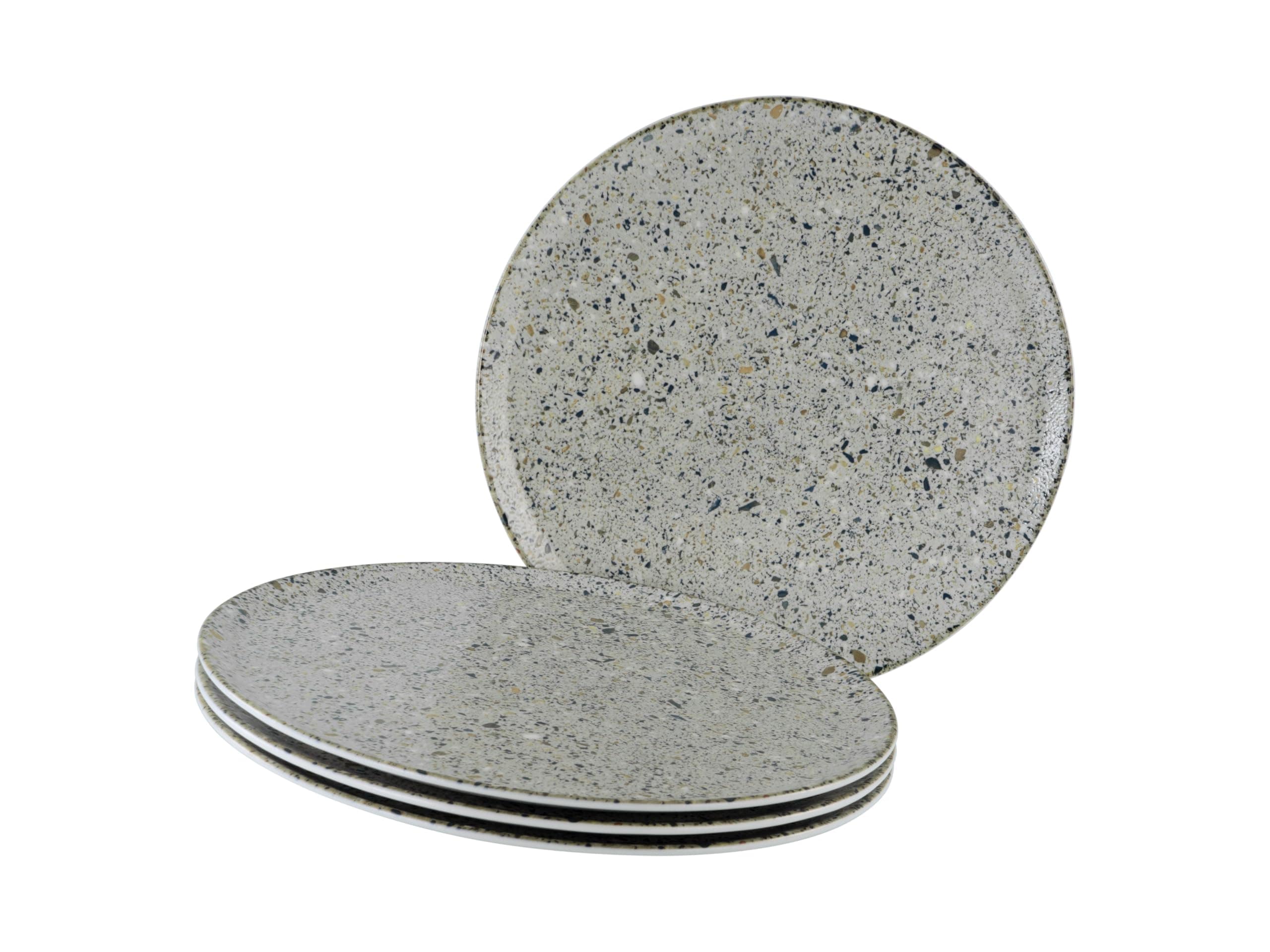 CreaTable - 24694 Stone Collection Genua, Pizzateller 4-tlg - Bild 1
