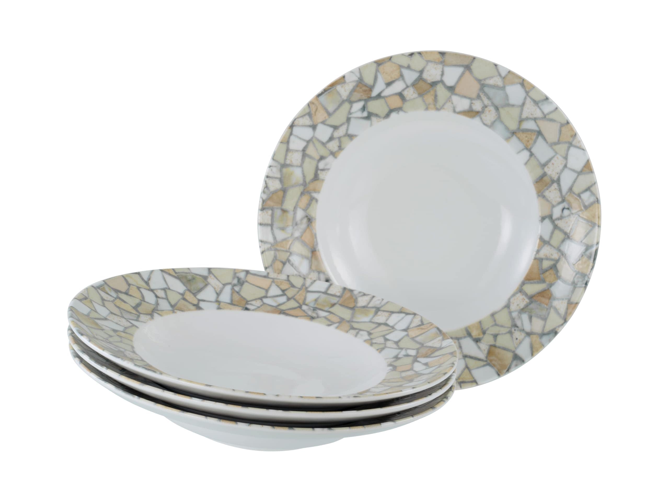 CreaTable - 24707 Stone Collection Siena, Pastateller 4-tlg - Bild 1