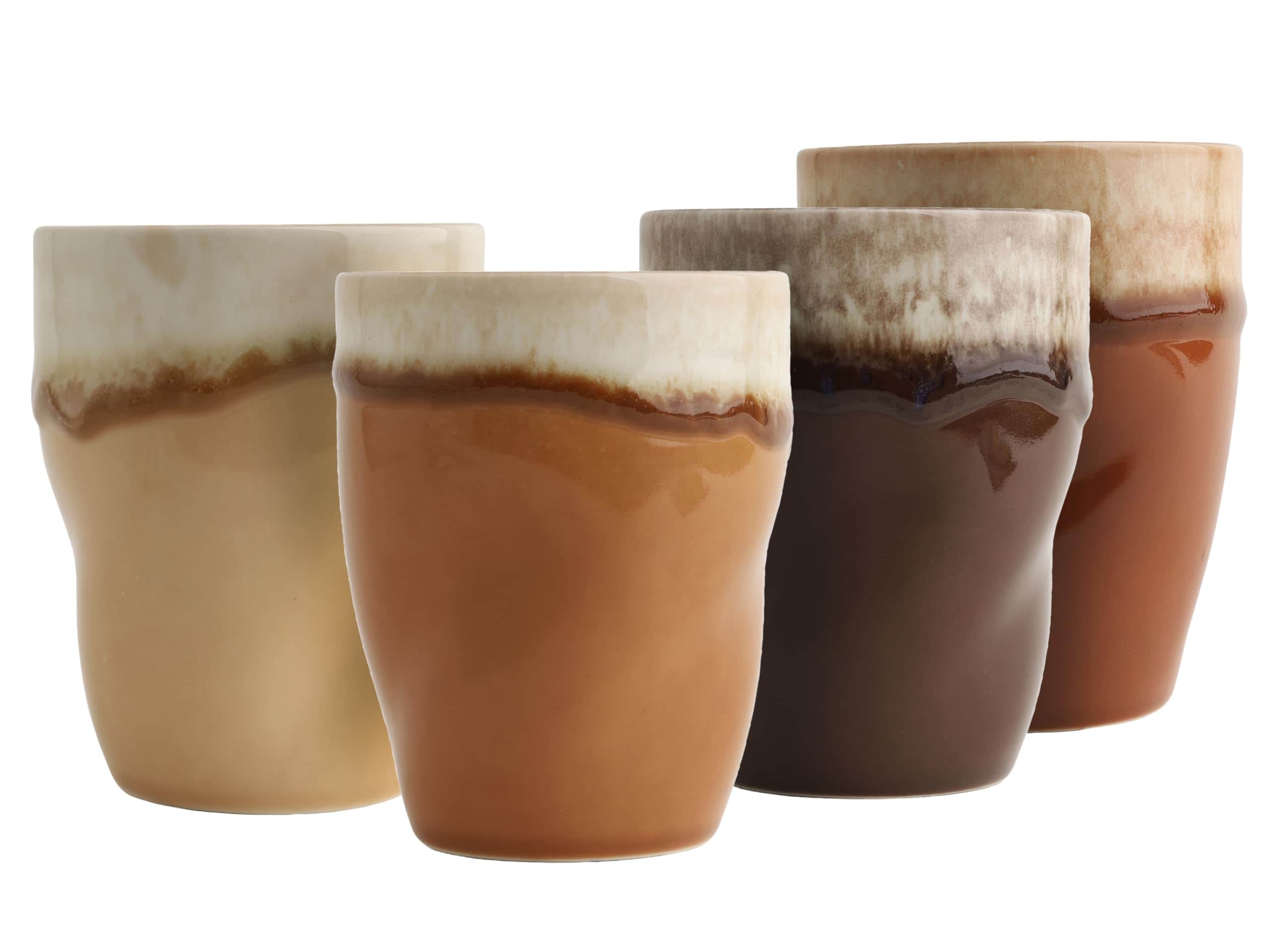 CreaTable - 24738 Squeezy Mocha Mousse, Kaffeebecher 4-tlg - Bild 1