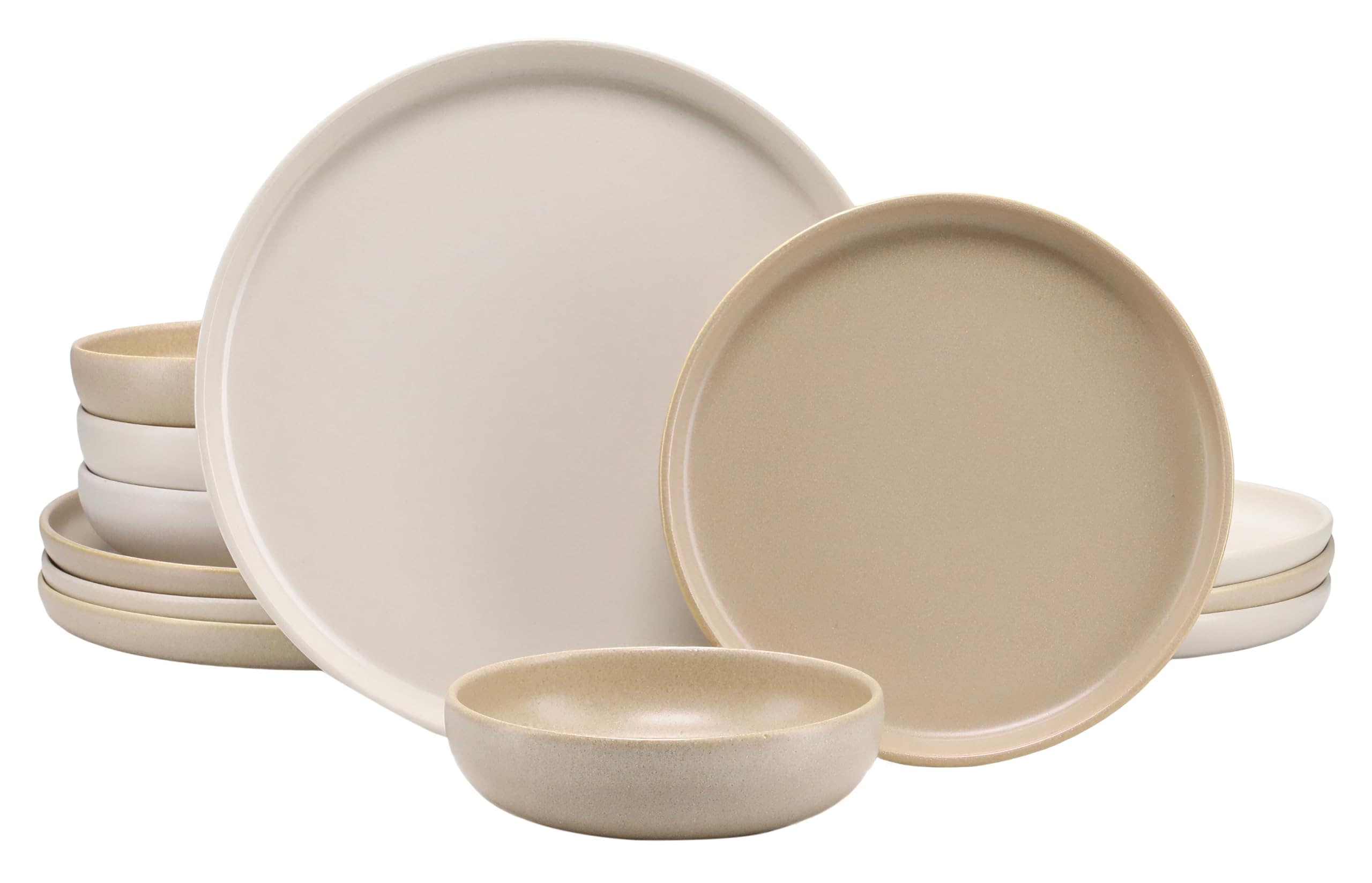 CreaTable 24741 Serie Uno Toscana Teller Set12-tlg. Geschirrset 4 Personen - Bild 1