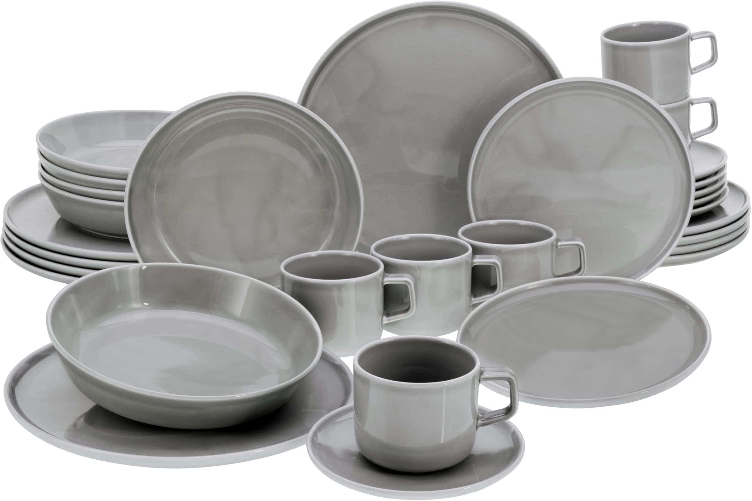 CreaTable - 24758 Chef Collection Grau, Kombiservice 30-tlg - Bild 1
