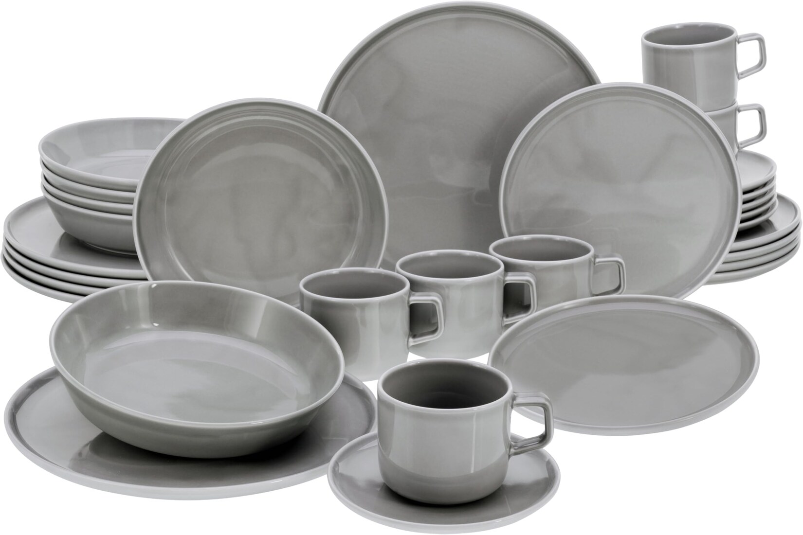 - 24758 Chef Collection Grau, Kombiservice 30-tlg