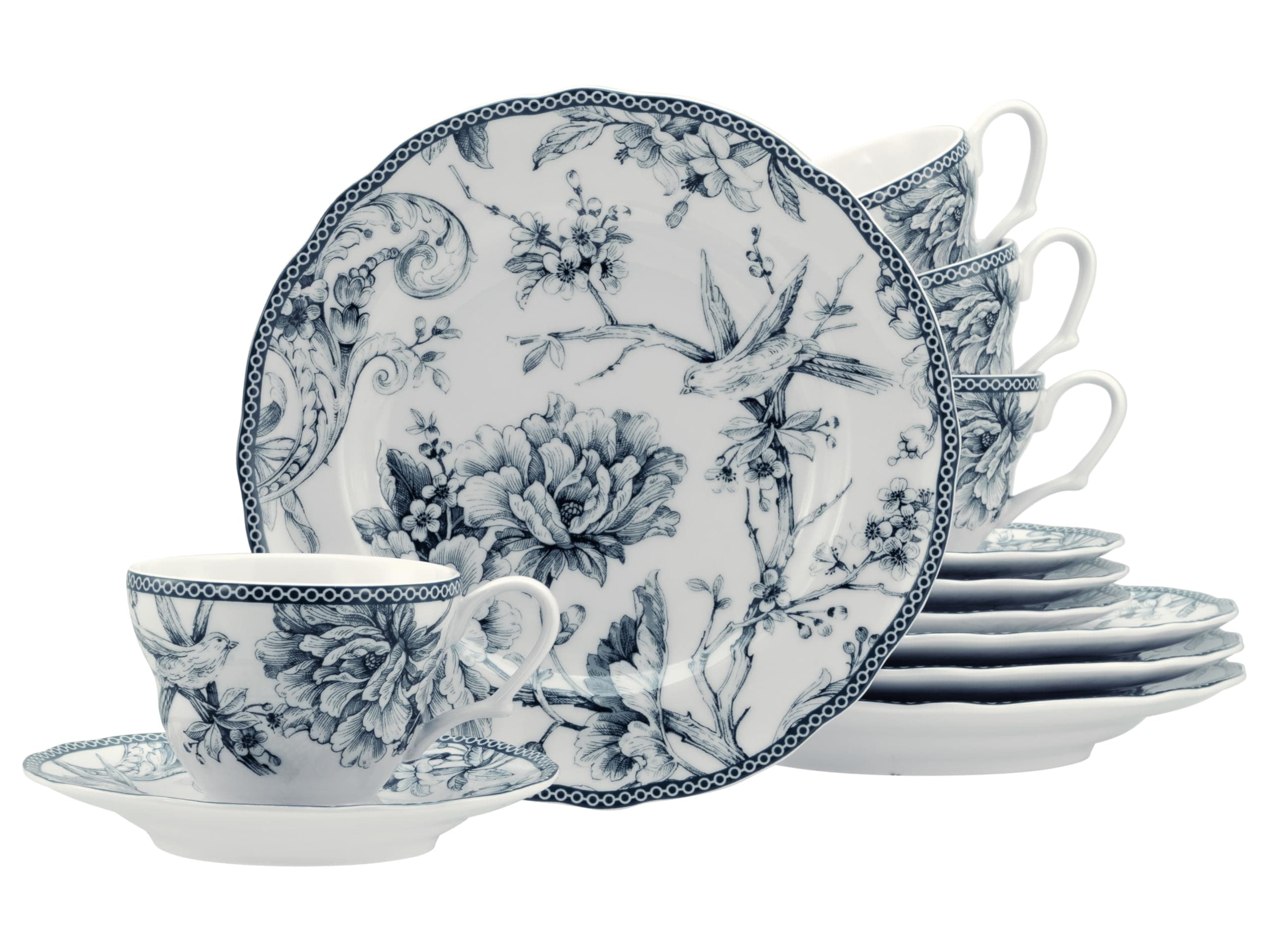 CreaTable - 24764 Adelaide Blau, Kaffeeservice 12-tlg - Bild 1
