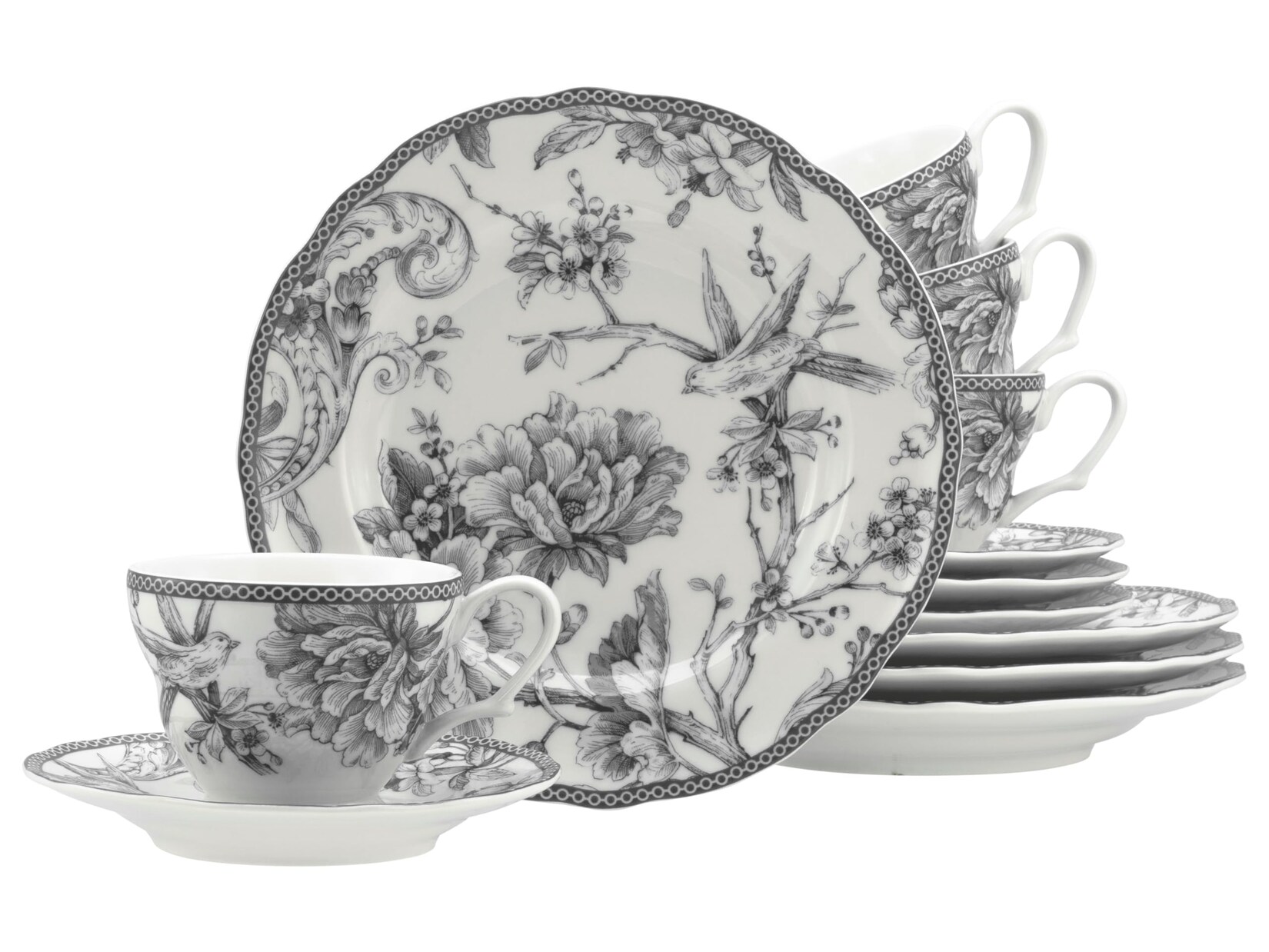 - 24766 Adelaide Grau, Kaffeeservice 12-tlg