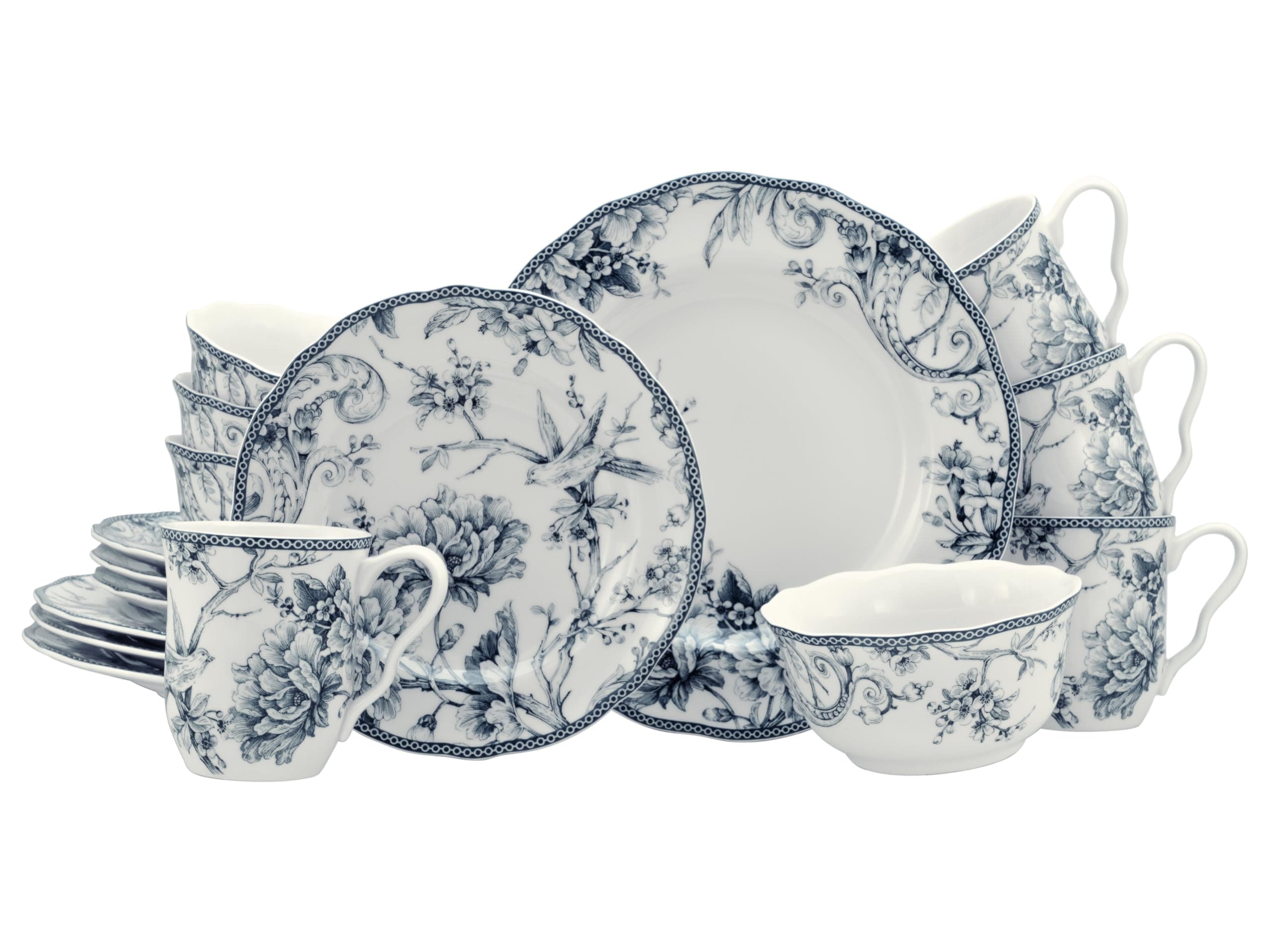 CreaTable - 24776 Adelaide Blau, Kombiservice 16-tlg - Bild 1