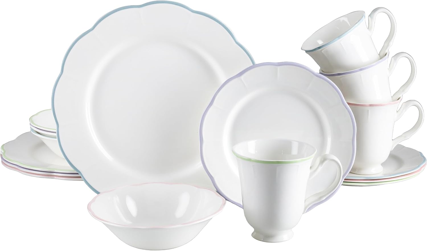 CreaTable - 24841, Florine Bunt - Kombiservice 16-tlg - Bild 1