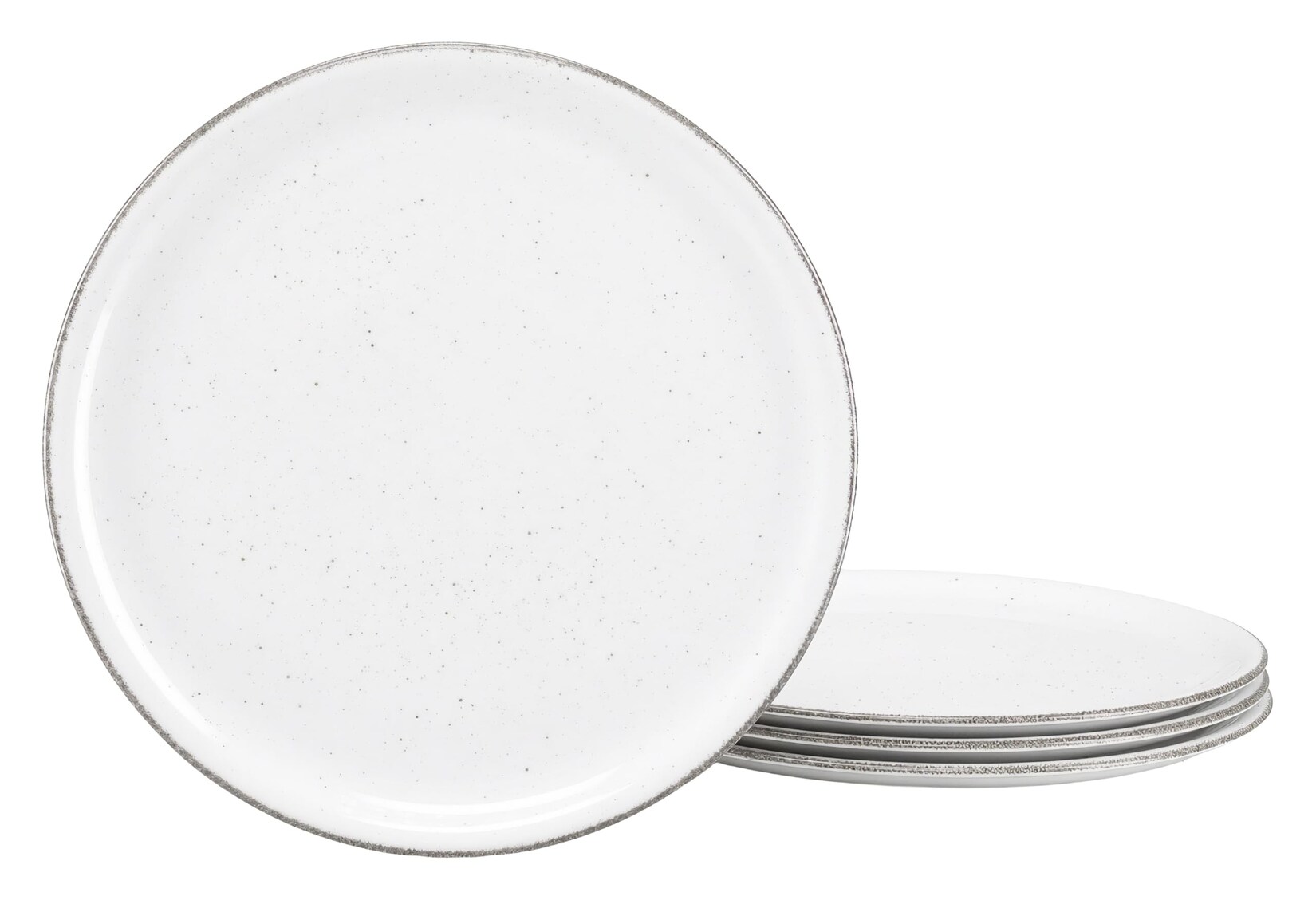 Creatable 24847 Pizzateller Serie Vintage Nature 4-tlg Geschirrset 4 Personen