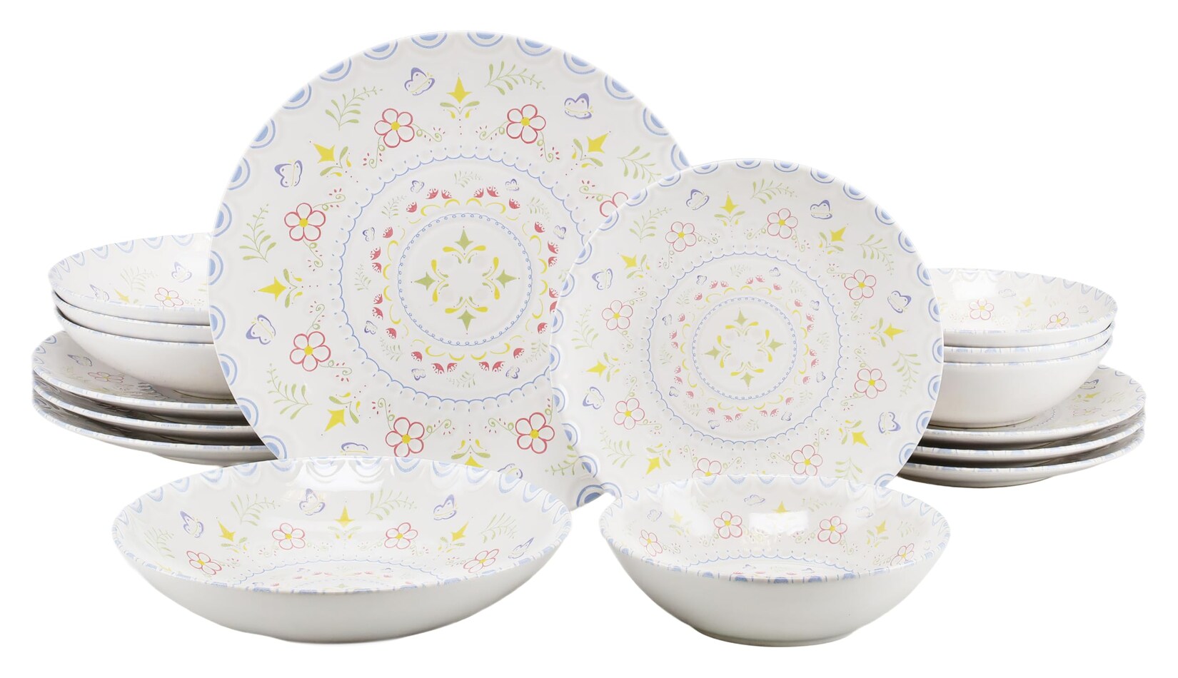 - 24867 Primavera Pastell, Tellerset 16-tlg