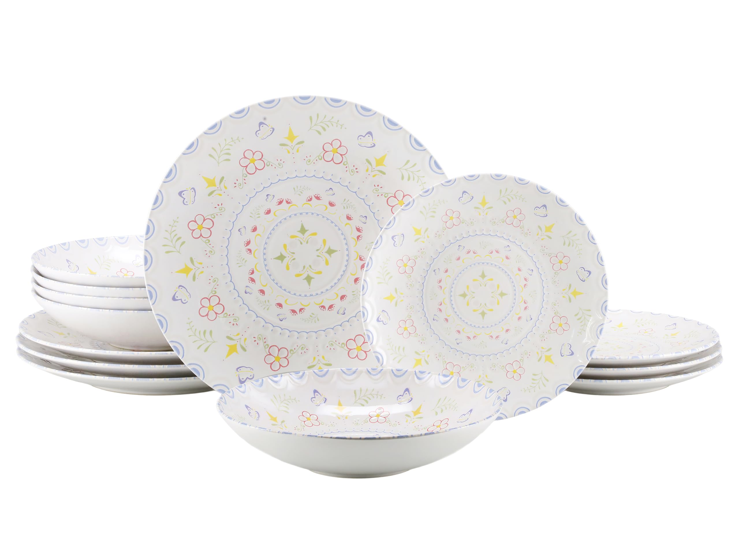 CreaTable - 24868 Primavera Pastell, Tellerset 12-tlg - Bild 1