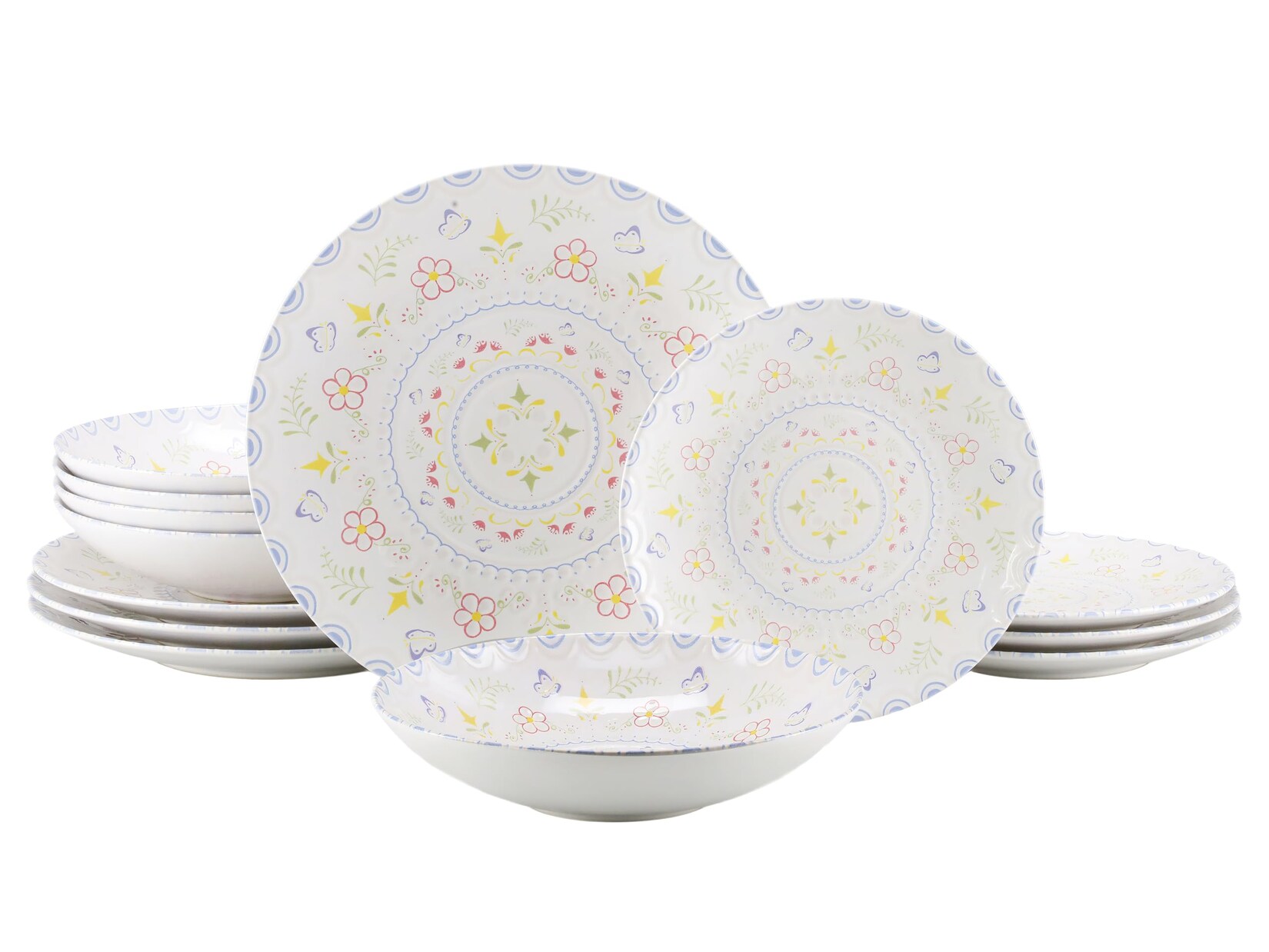 - 24868 Primavera Pastell, Tellerset 12-tlg