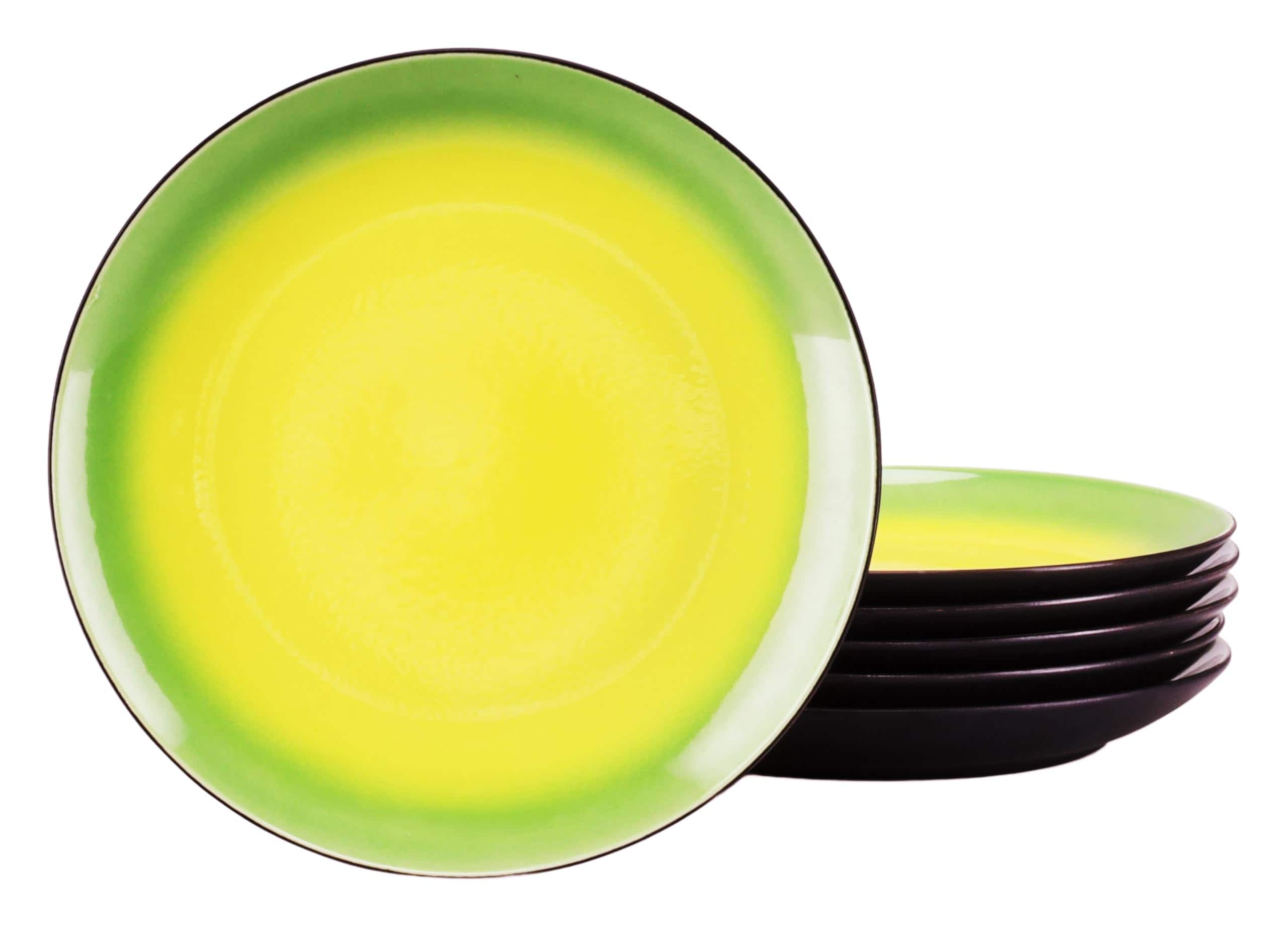 CreaTable - 24920, Hot Green - Speiseteller 6-tlg - Bild 1