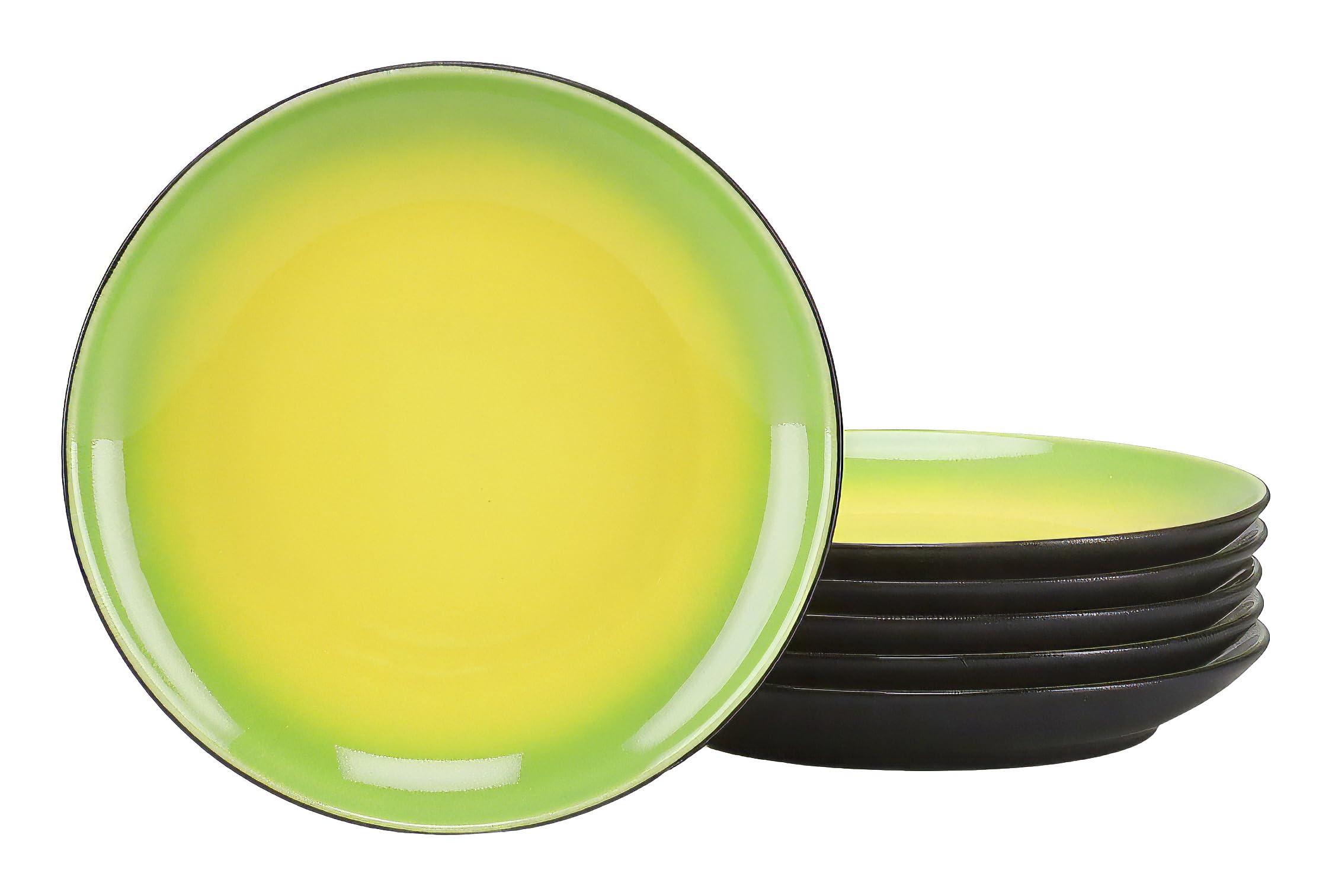 CreaTable - 24924, Hot Green - Dessertteller 6-tlg - Bild 1
