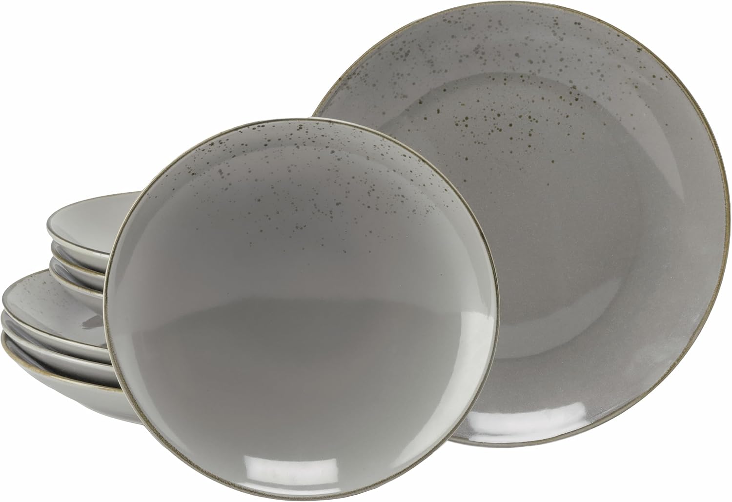 CreaTable - 24972, Nature Collection Stone - Tafelservice 8-tlg - Bild 1