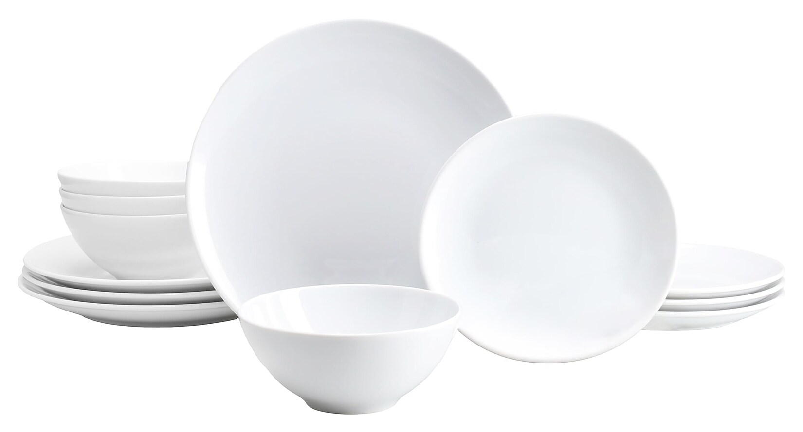- 24984 Bistrot Weiss, Tellerset 12-tlg