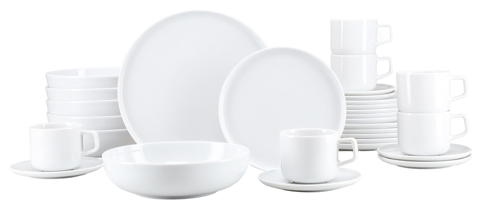 CreaTable - 25082, Session White - Kombiservice 30-tlg