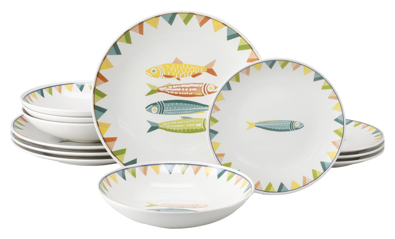 - 25400, Sardinhas Pastell - Tellerset 12-tlg