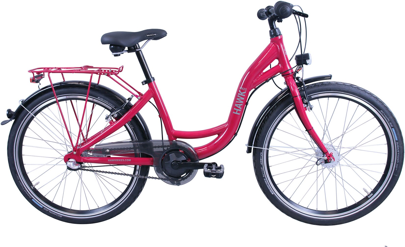 Hawk City Wave Jugendrad Mädchen 24 Zoll 35 cm Wave - Blau
