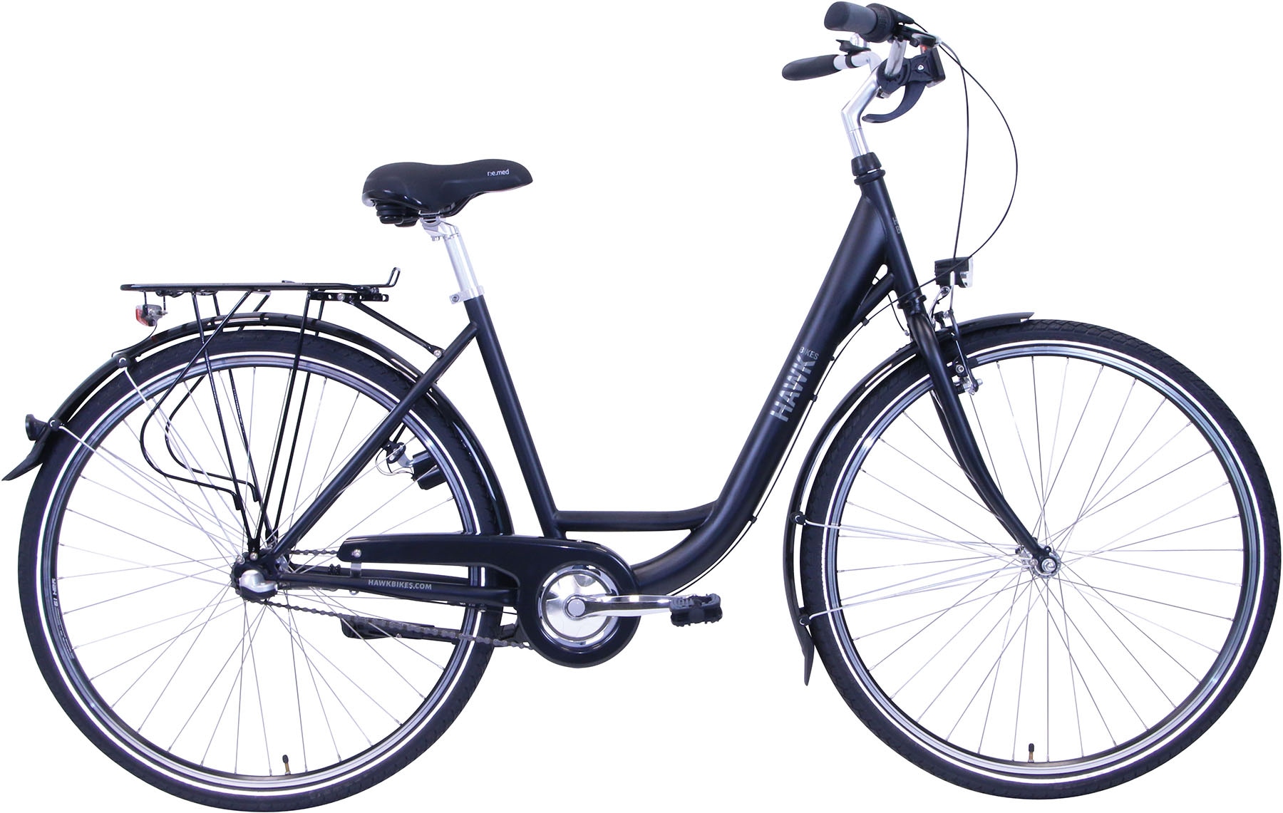 Hawk City Wave Premium Cityrad Damen 26 Zoll 43 cm Wave - Anthrazit - Bild 1