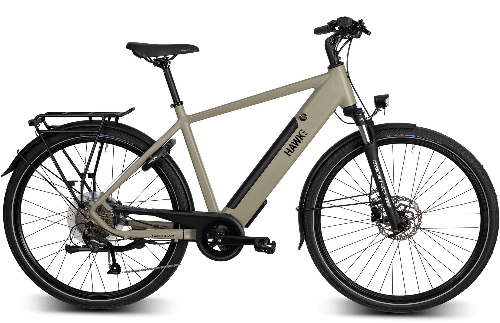 Hawk E-Trekking Gent E-Trekkingrad Herren 28 Zoll 53 cm Diamant - Gelb