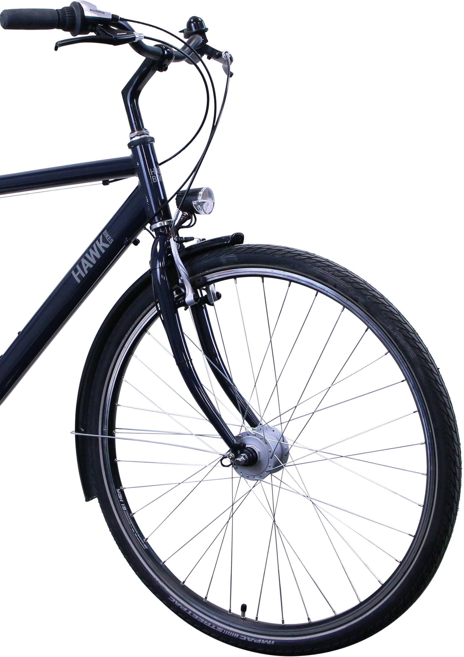 Hawk Citytrek Easy Gent Cityrad Herren 28 Zoll 55 cm Diamant - Anthrazit - Bild 1