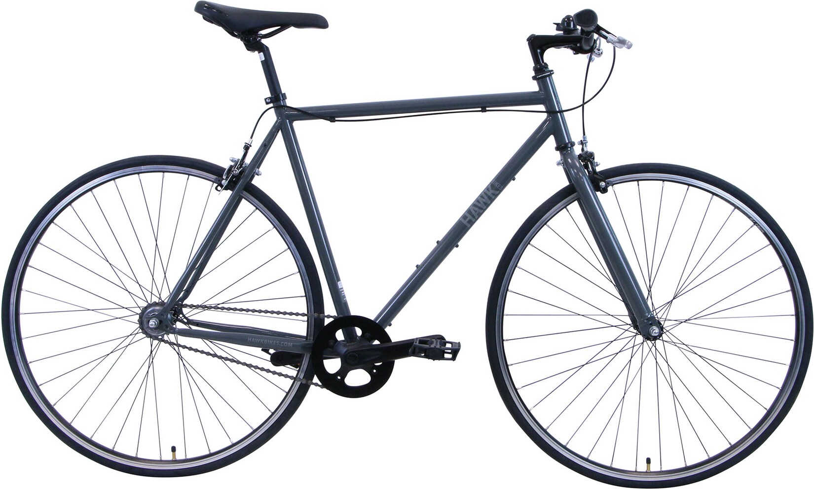 Hawk Vintage Singlespeed Renn-Fitness Herren 28 Zoll 55 cm Diamant - Blau