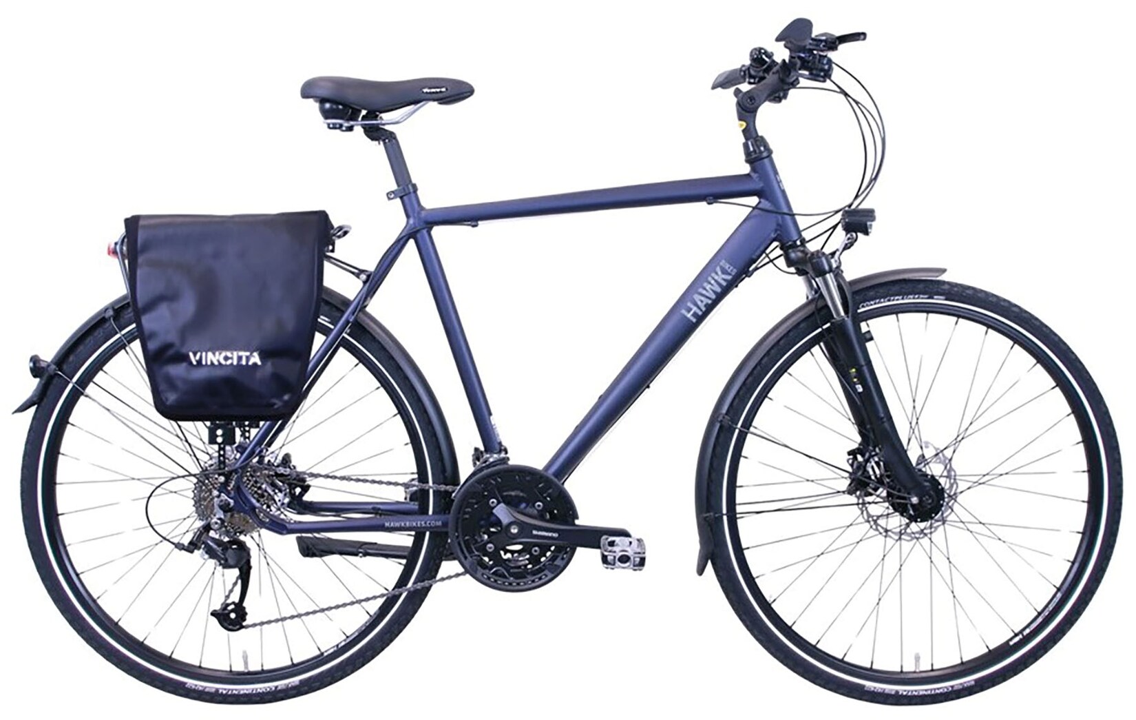 Hawk Trekking Gent Deluxe Plus Trekkingrad Herren 28 Zoll 57 cm Diamant - Anthrazit