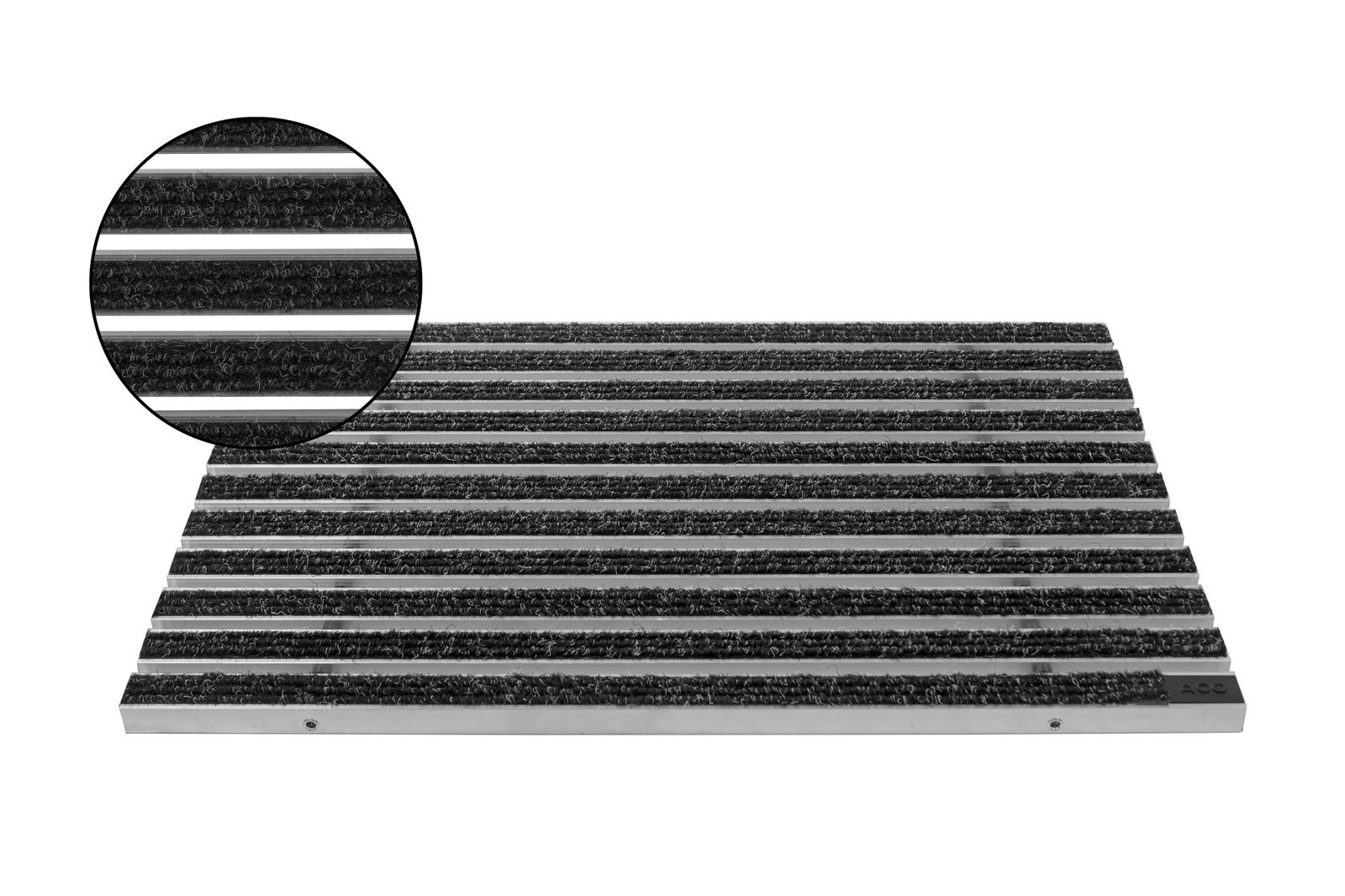 ACO Eingangsmatte Vario 22mm | 60x40cm | Rips Anthrazit - Bild 1