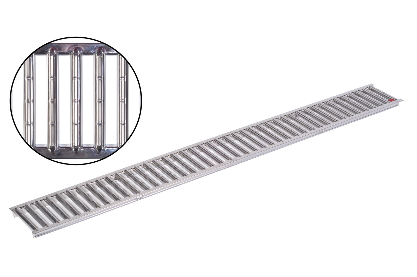 ACO Self&reg; Stegrost Edelstahl elektropoliert | L&auml;nge: 100 cm - Breite: 11,8 cm - Bild 1