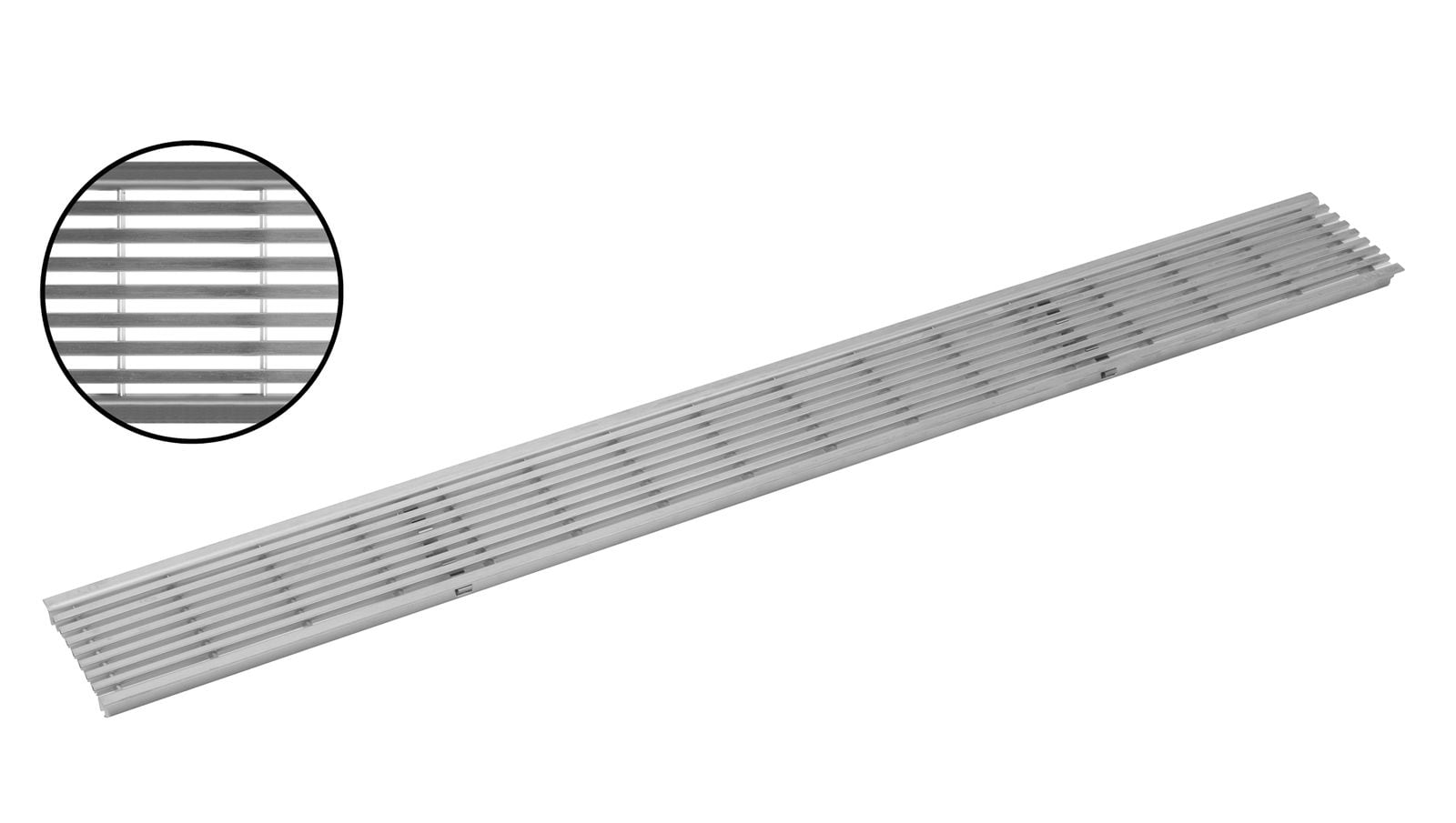 ACO Self&reg; L&auml;ngsstab Rost Edelstahl | L&auml;nge: 100 cm - Breite: 11,8 cm - Bild 1
