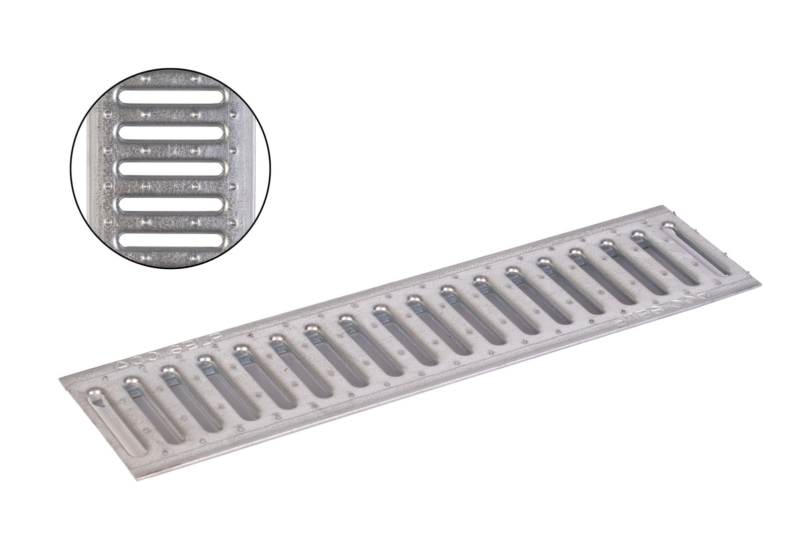 ACO Self&reg; Stegrost Stahl verzinkt | L&auml;nge: 50 cm - Breite: 13 cm - Bild 1