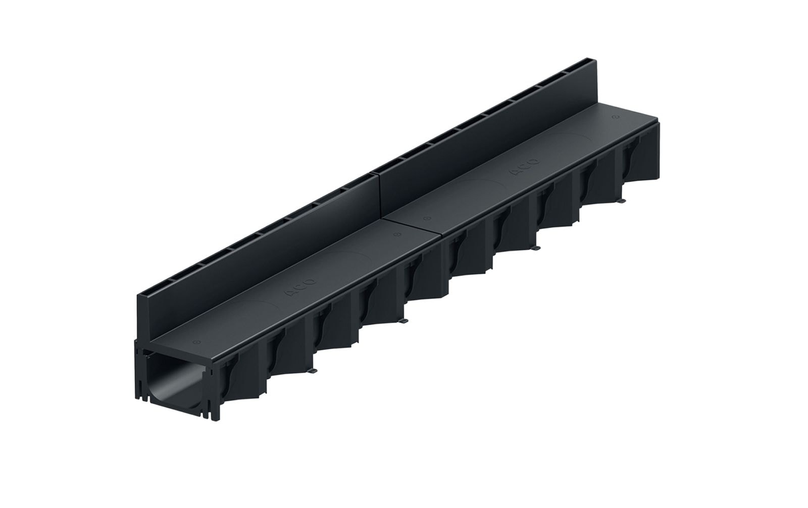 1m ACO Self&reg; Hexaline 2.0 Entw&auml;sserungsrinne mit Schlitzaufsatz Kunststoff - Bild 1