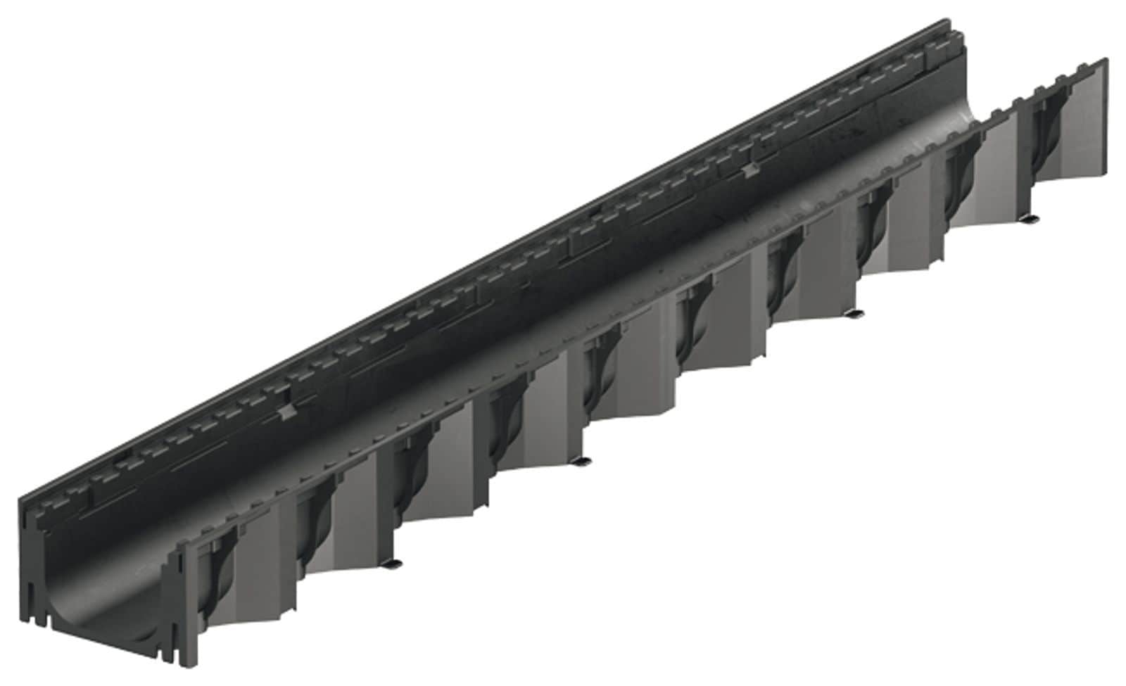 1m ACO Self&reg; Hexaline 2.0 Entw&auml;sserungsrinne Kunststoff - Bild 1