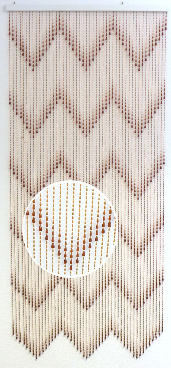 Conacord decona T&uuml;rvorhang Riviera 90x200cm Farbe: braun beige - Bild 1