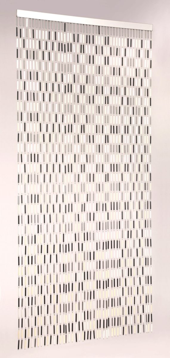 Conacord decona T&uuml;rvorhang Tube 90x200cm Farbe: schwarz grau beige - Bild 1