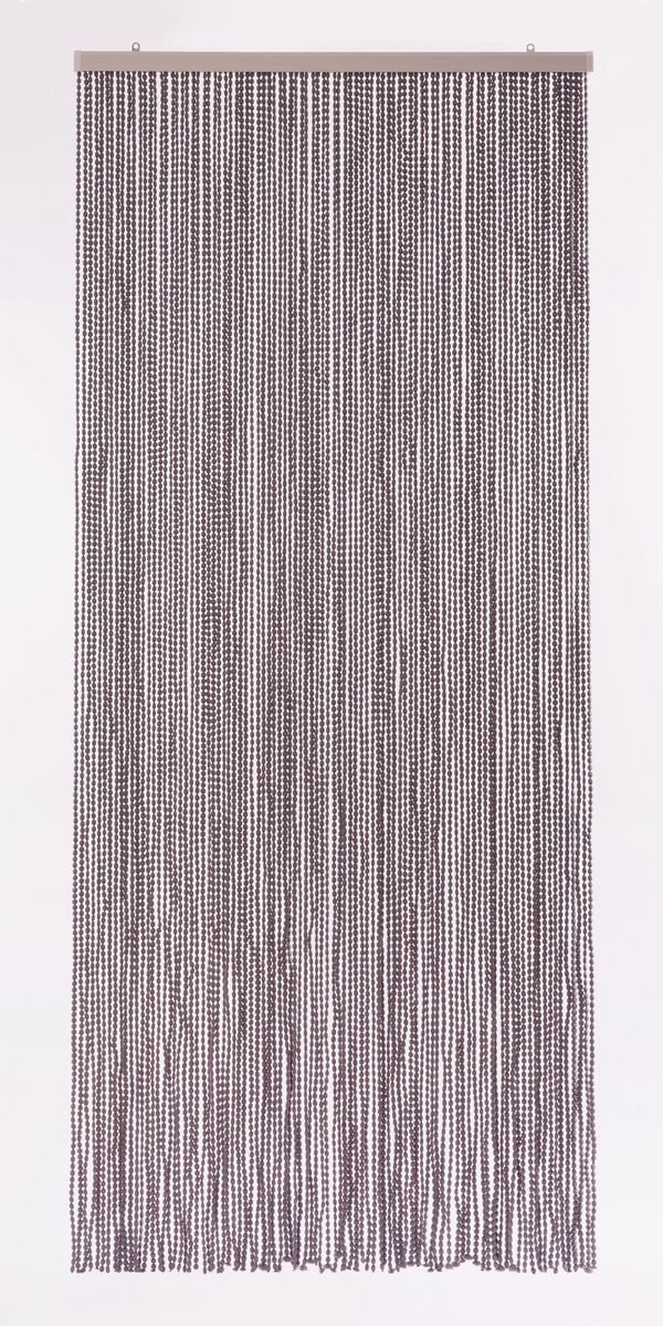 Conacord decona T&uuml;rvorhang Bead 90x200cm Farbe: grau - Bild 1