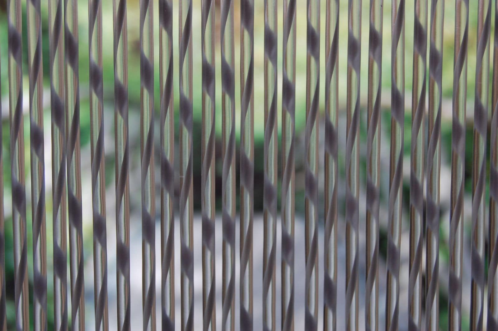 La Tenda T&uuml;rvorhang SIENNA 2 Gr&ouml;&szlig;e: 90x210cm Farbe: transparent grau - Bild 1