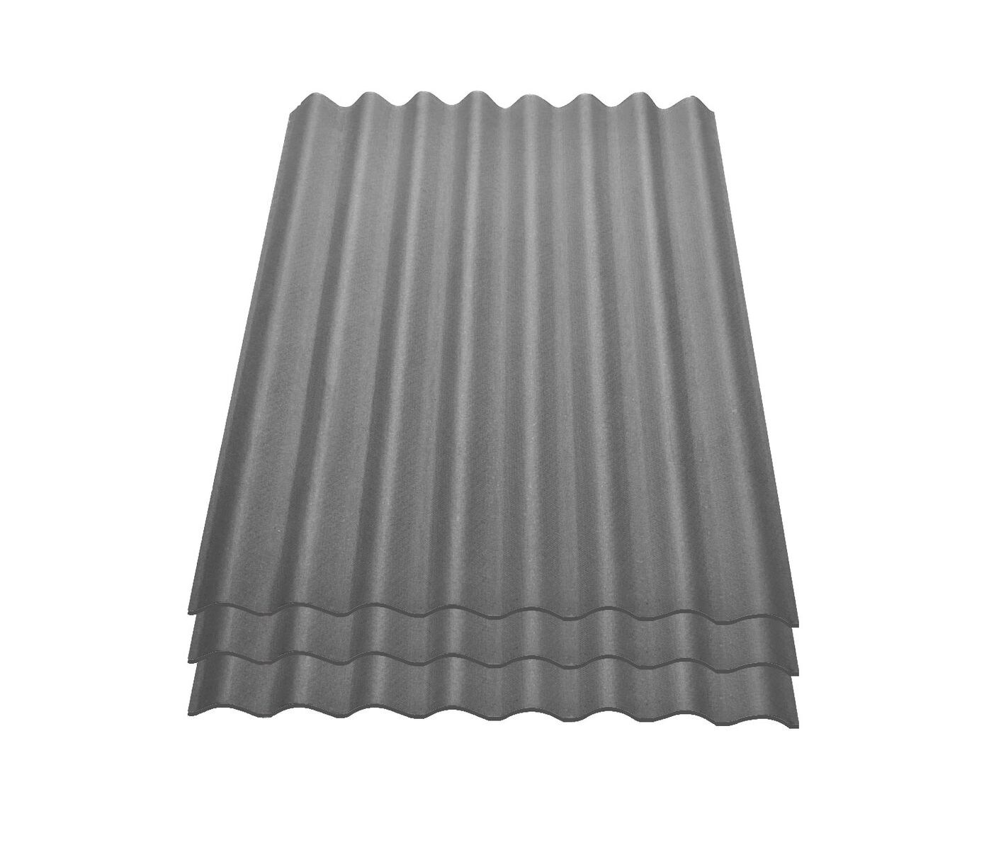 3er Pack ® Easyline® Platte intensiv grau 1000 x 760 x 2,6 mm Profil 95/38