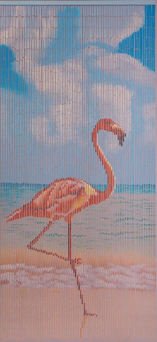 Conacord decona T&uuml;rvorhang Flamingo 90x200cm Farbe: mehrfarbig - Bild 1