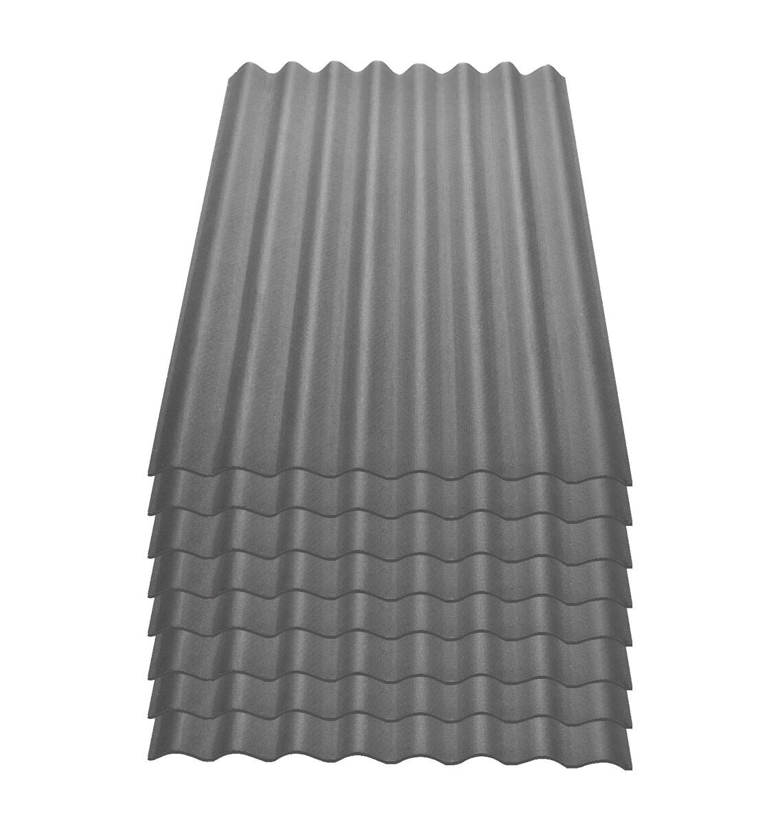 8er Pack ® Easyline® Platte intensiv grau 1000 x 760 x 2,6 mm Profil 95/38
