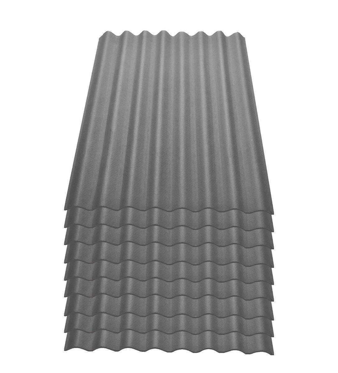 9er Pack ® Easyline® Platte intensiv grau 1000 x 760 x 2,6 mm Profil 95/38