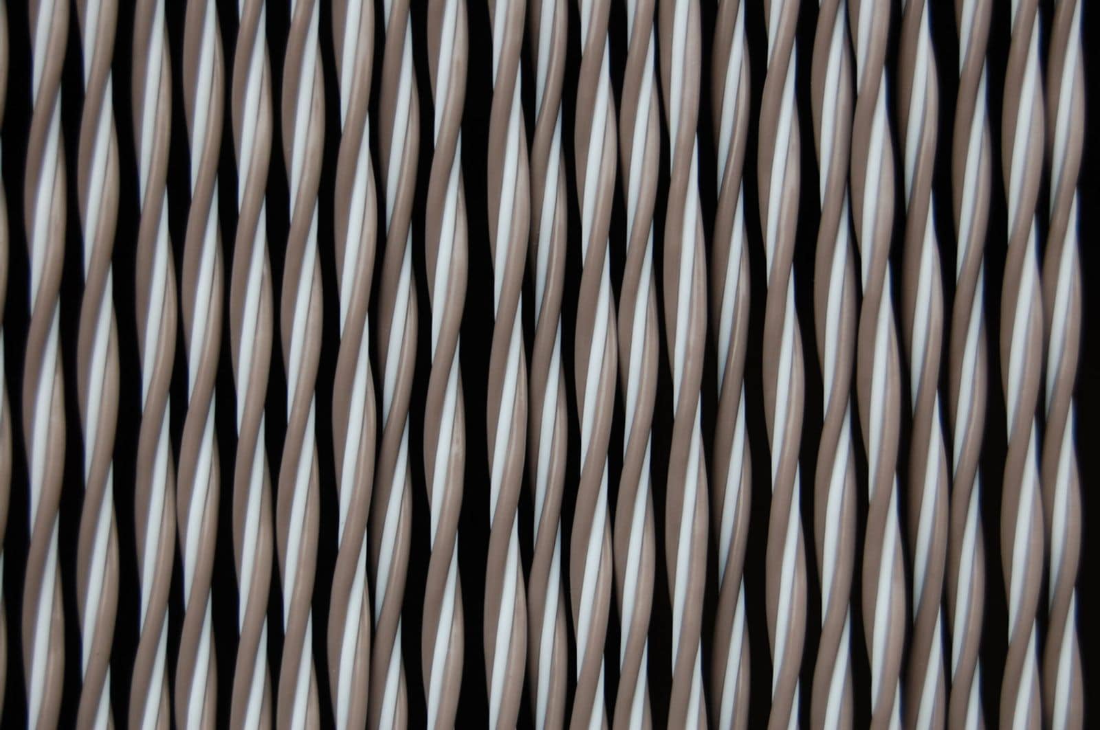 La Tenda T&uuml;rvorhang PADOVA 4 Gr&ouml;&szlig;e: 90x210cm Farbe: sand weiss - Bild 1