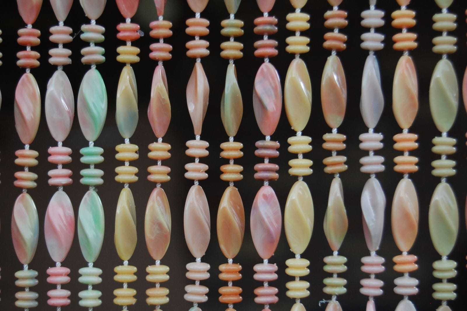 La Tenda T&uuml;rvorhang GENOA 3 Gr&ouml;&szlig;e: 90x210cm Farbe: pastel marmoriert - Bild 1