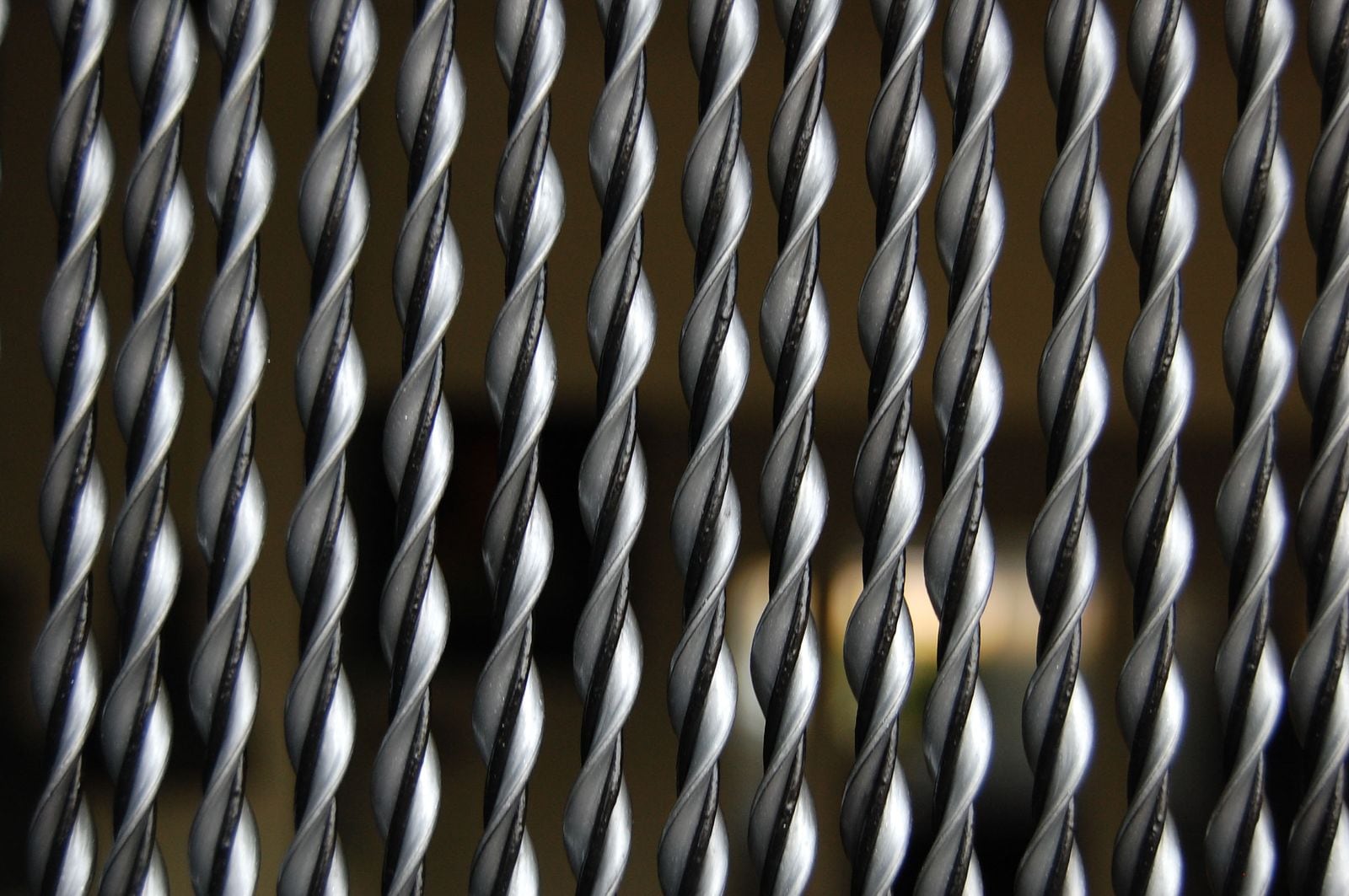 La Tenda T&uuml;rvorhang RIVA 3 Gr&ouml;&szlig;e: 100x230cm Farbe: silbergrau schwarz - Bild 1