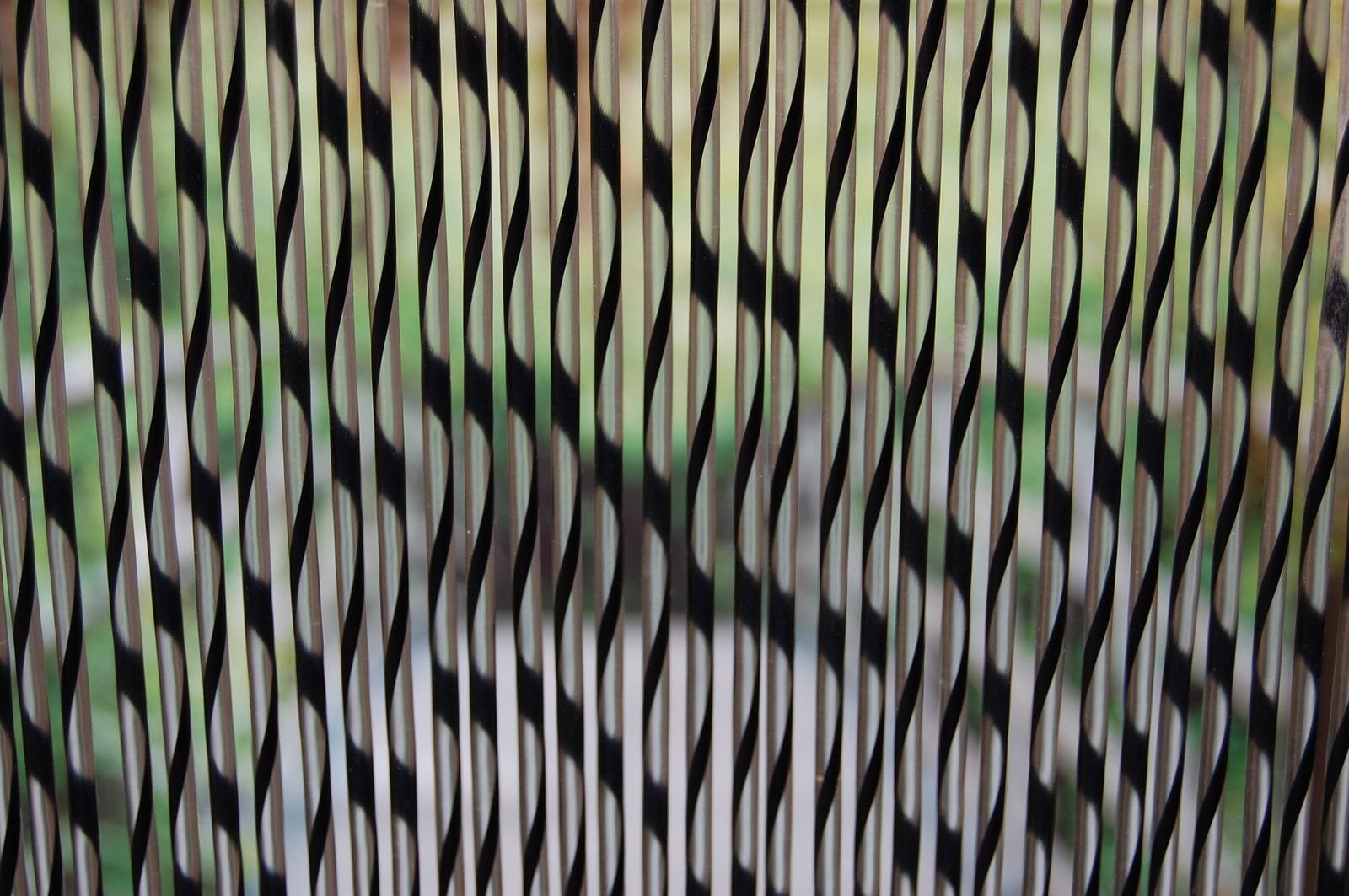 La Tenda T&uuml;rvorhang SIENNA 1 Gr&ouml;&szlig;e: 90x210cm Farbe: transparent schwarz - Bild 1