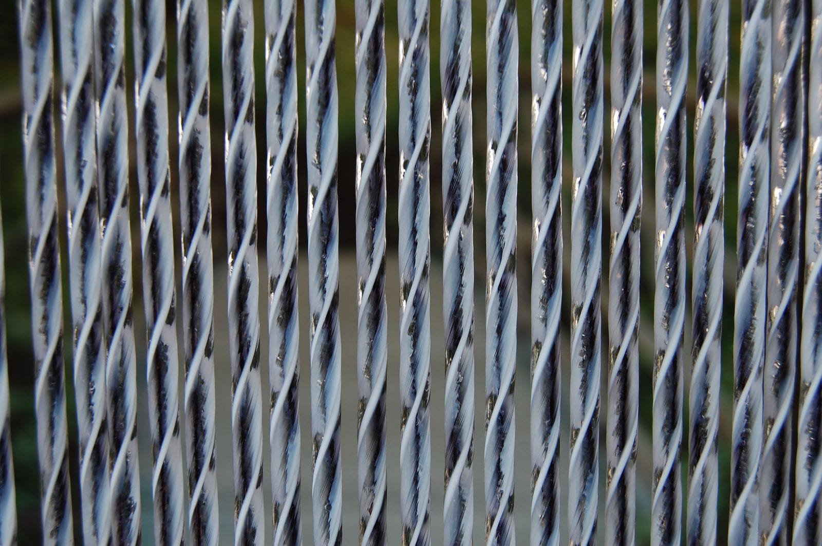 La Tenda T&uuml;rvorhang ASCONA 2 Gr&ouml;&szlig;e: 90x210cm Farbe: schwarz wei&szlig; transparent - Bild 1