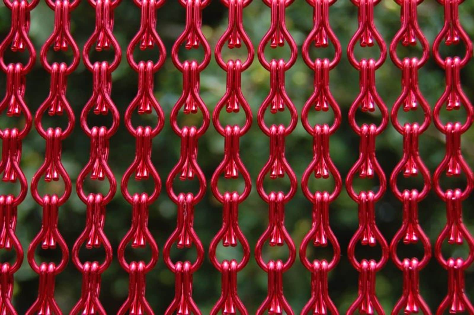 La Tenda T&uuml;rvorhang ALUSAX 7 Gr&ouml;&szlig;e: 100x230cm Farbe: rot - Bild 1
