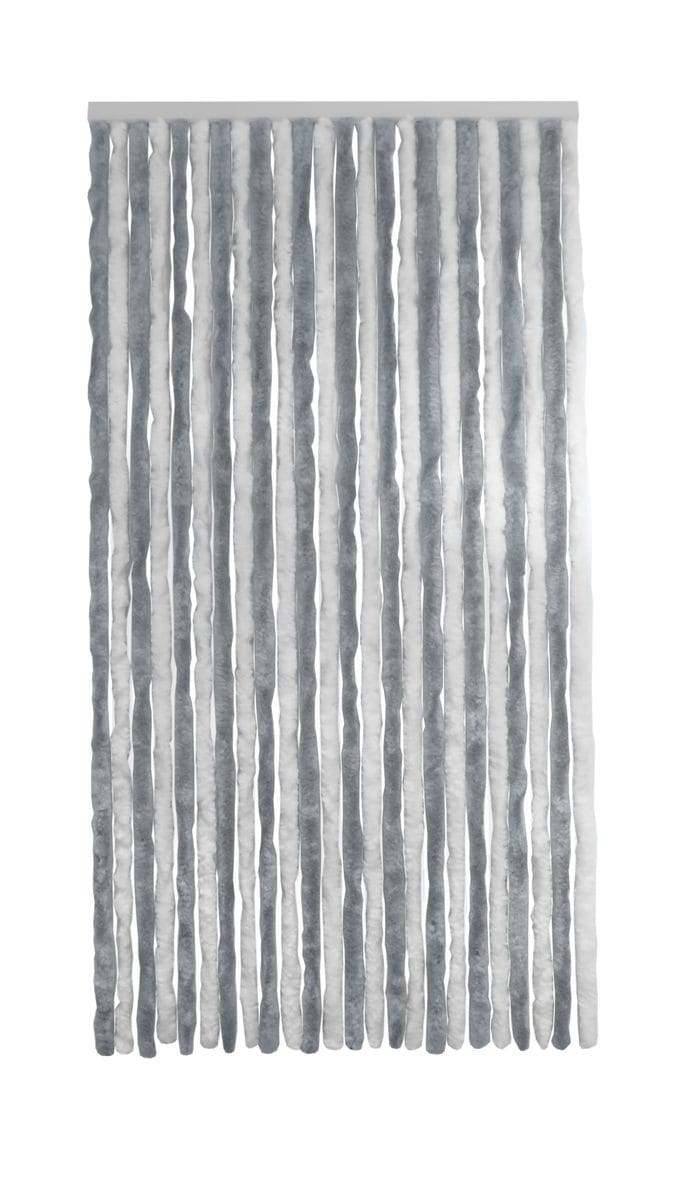 Conacord decona T&uuml;rvorhang Flauschi 90x200cm Farbe:  silber wei&szlig; - Bild 1