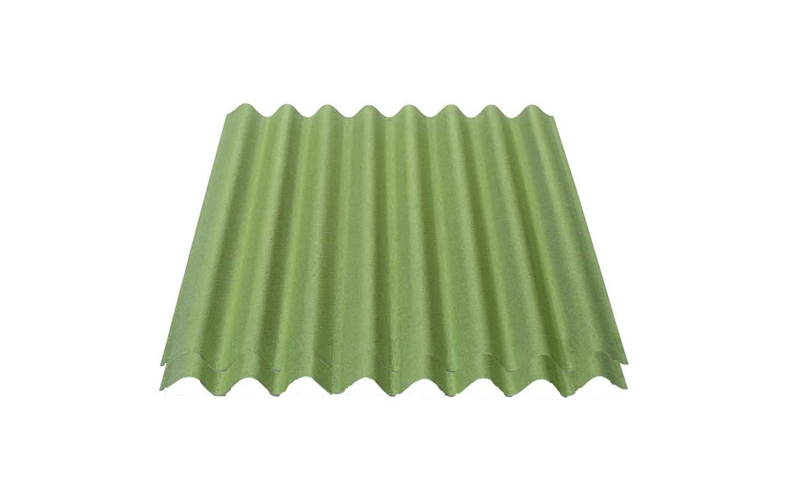 2er Pack Onduline&reg; Easyline&reg; Platte intensiv gr&uuml;n 1000 x 760 x 2,6 mm Profil 95/38 - Bild 1
