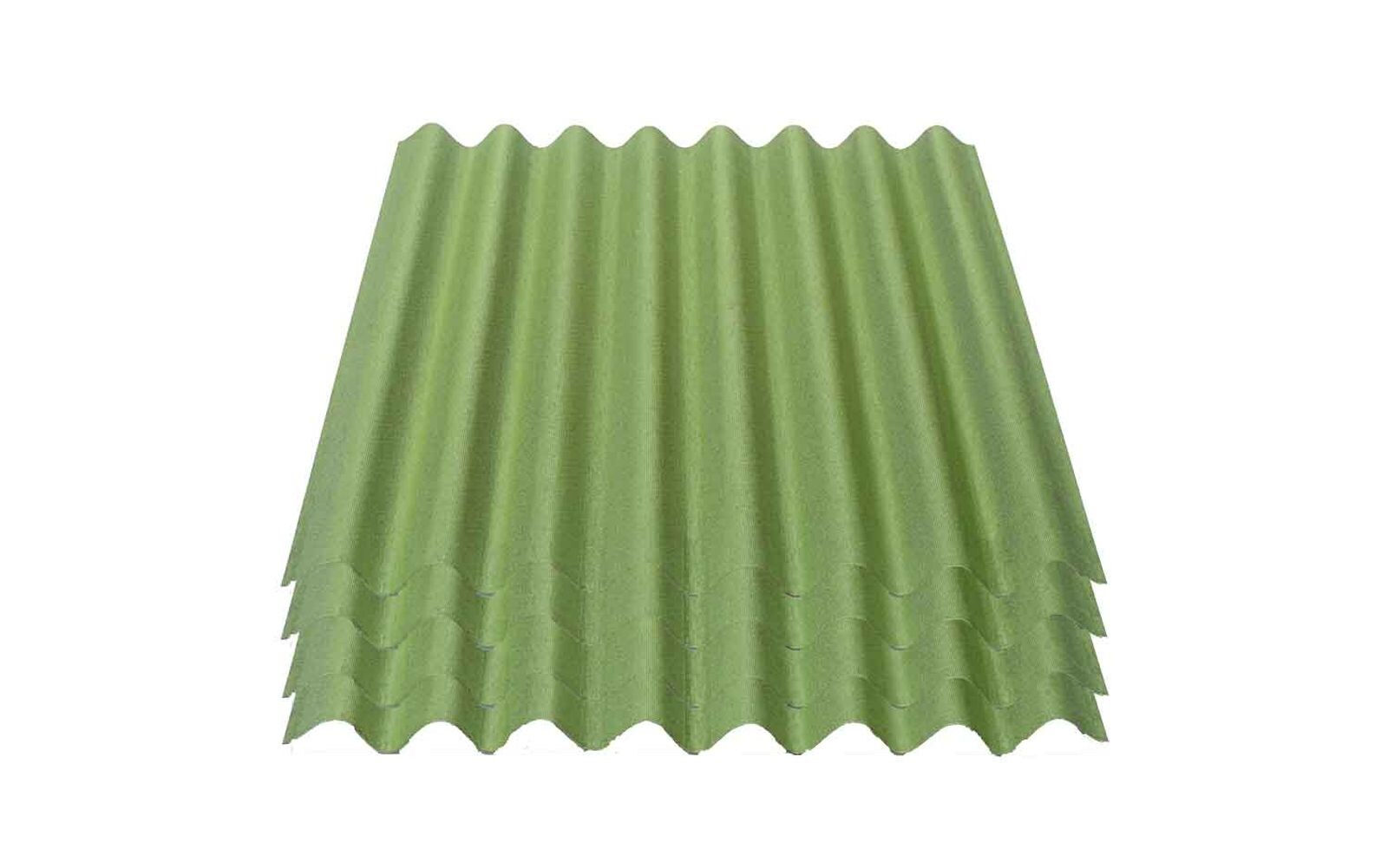 4er Pack ® Easyline® Platte intensiv grün 1000 x 760 x 2,6 mm Profil 95/38